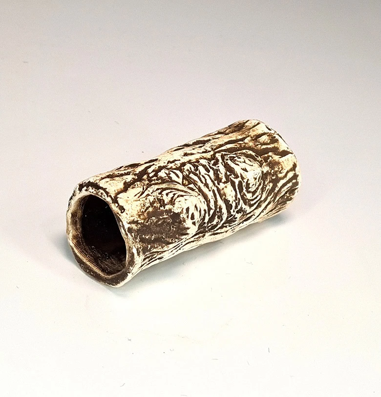 Ozdoba do akwarium ceramiczna rurka S